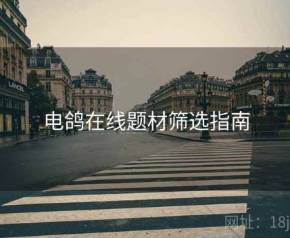 电鸽在线题材筛选指南