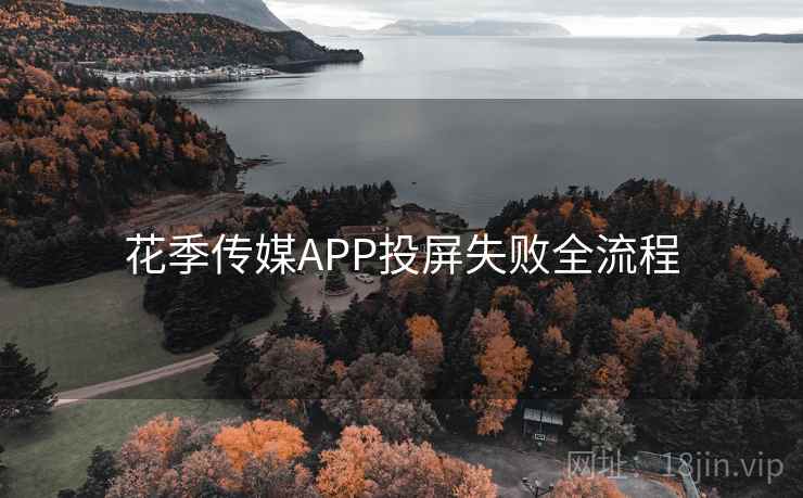 花季传媒APP投屏失败全流程 花季传媒APP投屏失败全流程