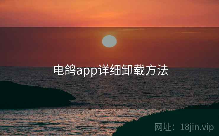 电鸽app详细卸载方法 电鸽app详细卸载方法
